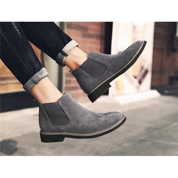 サイドゴアブーツ ショートブーツ メンズ チャッカブーツ 靴 シューズ