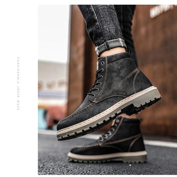 ブーツ メンズ チャッカブーツ スニーカー メンズブーツ アウトドア ブーツ おしゃれ エンジニアブーツ ヴィンテージ風 走れる アウトドア Xiemd 良心ストア 通販 Yahoo ショッピング