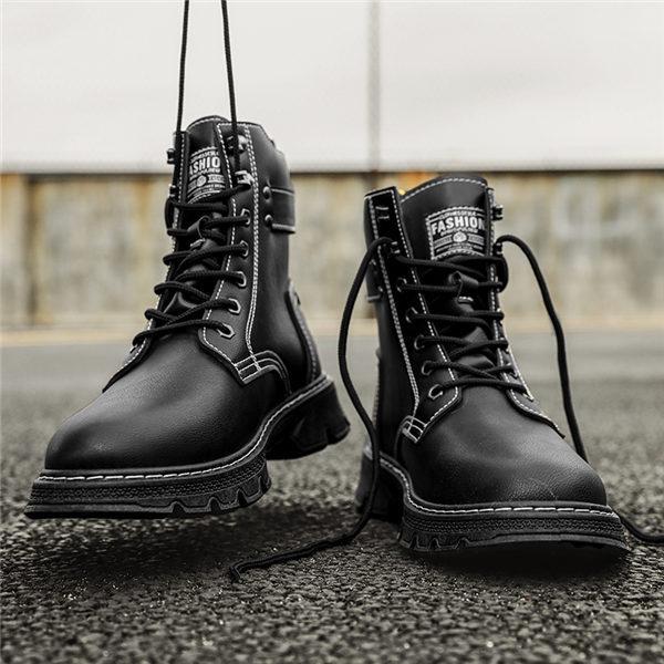 ブーツ メンズ ワークブーツ チャッカブーツ メンズブーツ レースアップシューズ おしゃれ エンジニアブーツ ヴィンテージ風 走れる アウトドア 総合福袋