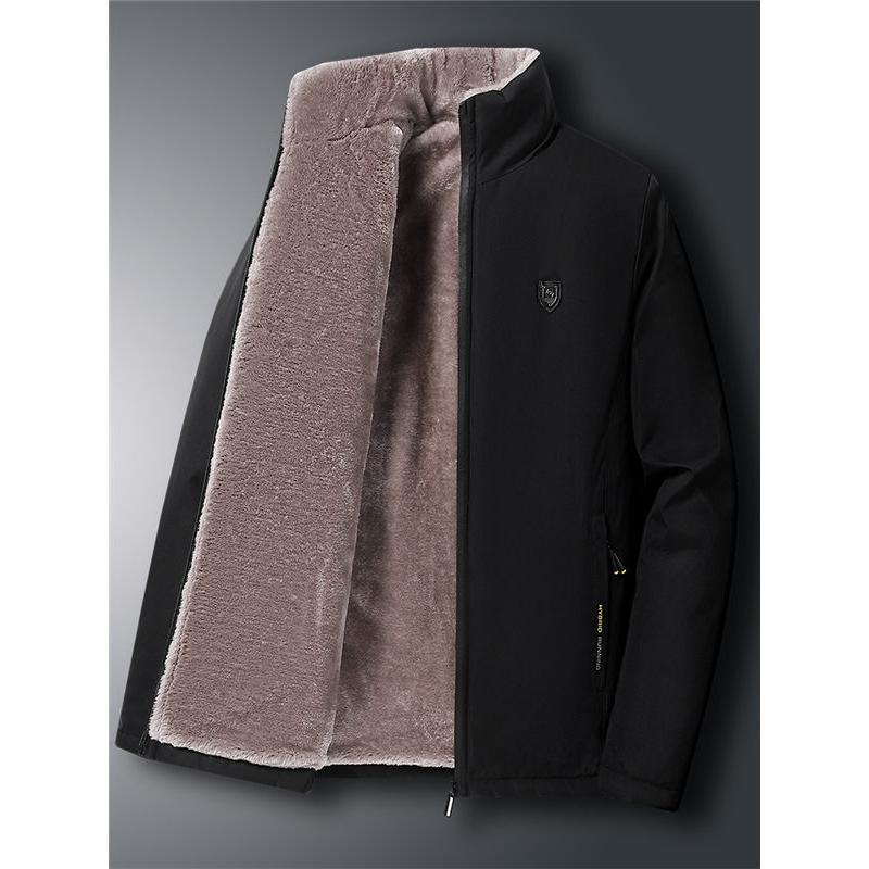 裏ボアジャケット メンズ コーチジャケット 裏起毛 ジャケット 厚手