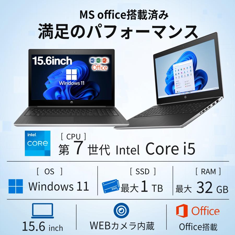ProBook 450 【WEBカメラ＋テンキー】ノートパソコン Windows11 Core