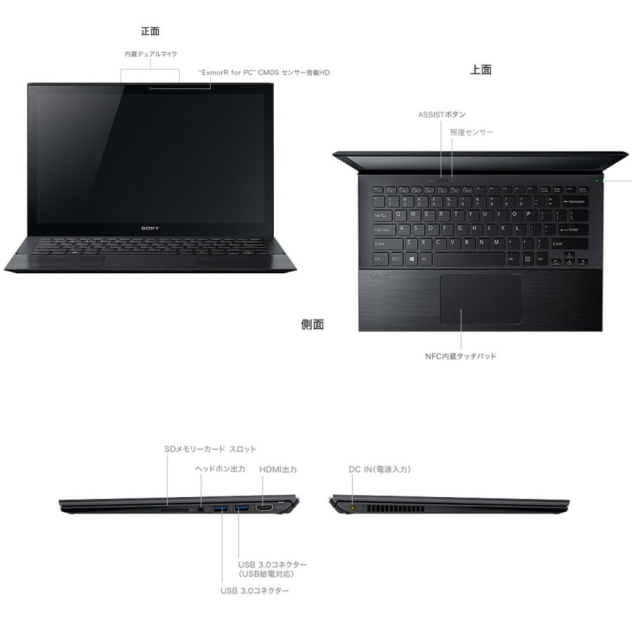 VAIO Pro ノートパソコン Windows11 Core i5 第8世代 Office搭載