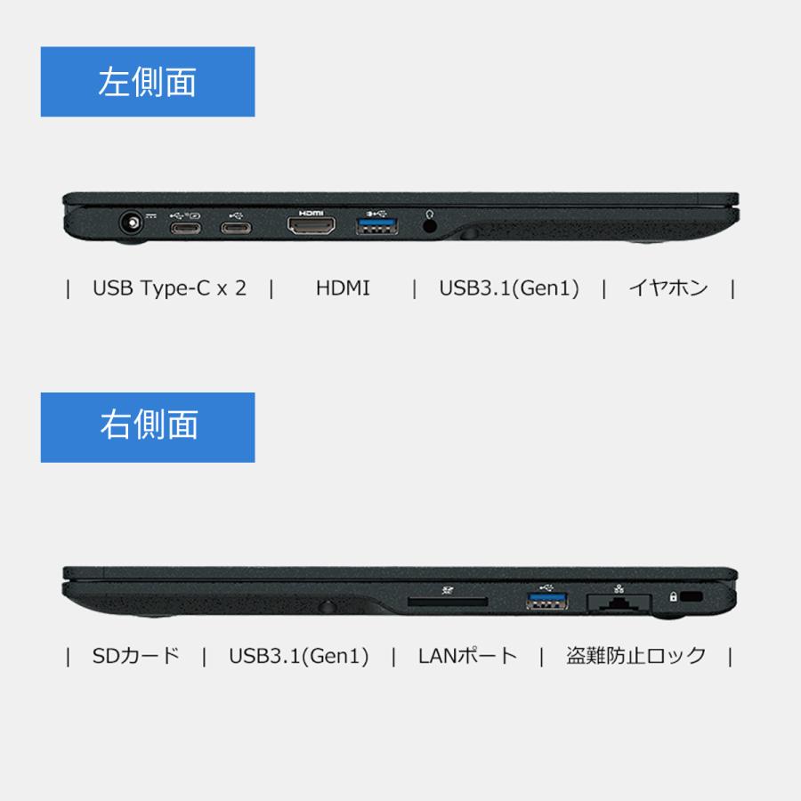 LIFEBOOK U 【WEBカメラ＋フルHD】ノートパソコン Windows11 Core i5