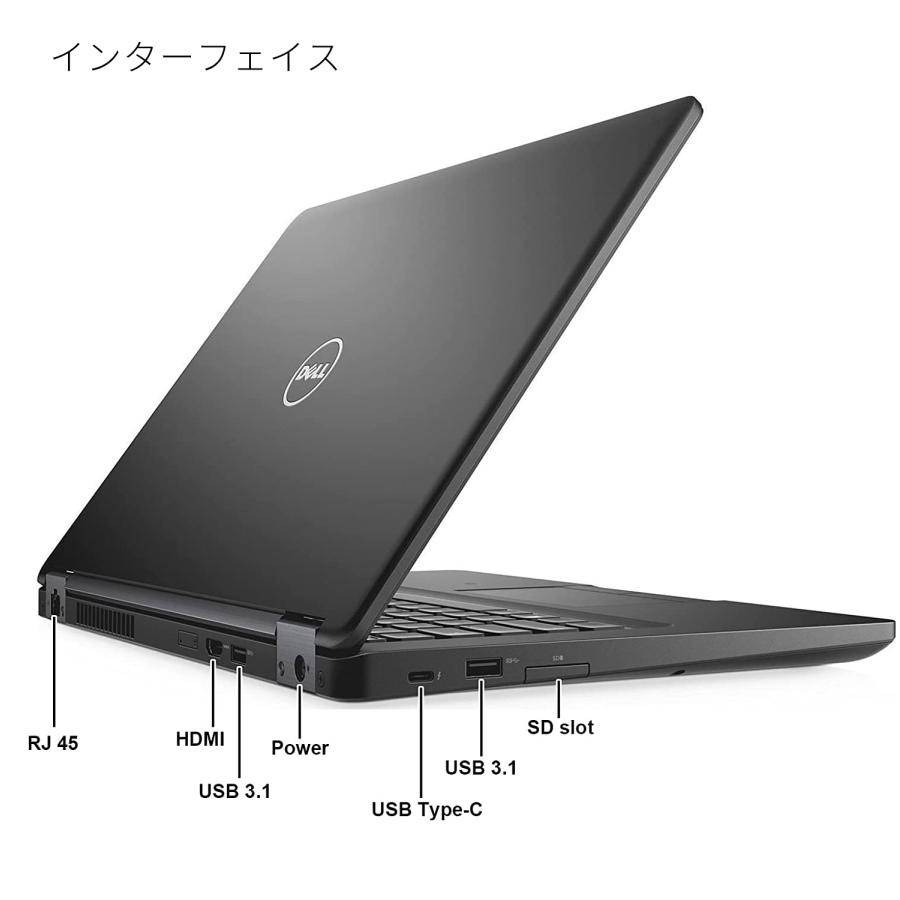 Latitude（Dell） 【WEBカメラ+無線LAN内蔵】ノートパソコン Windows11