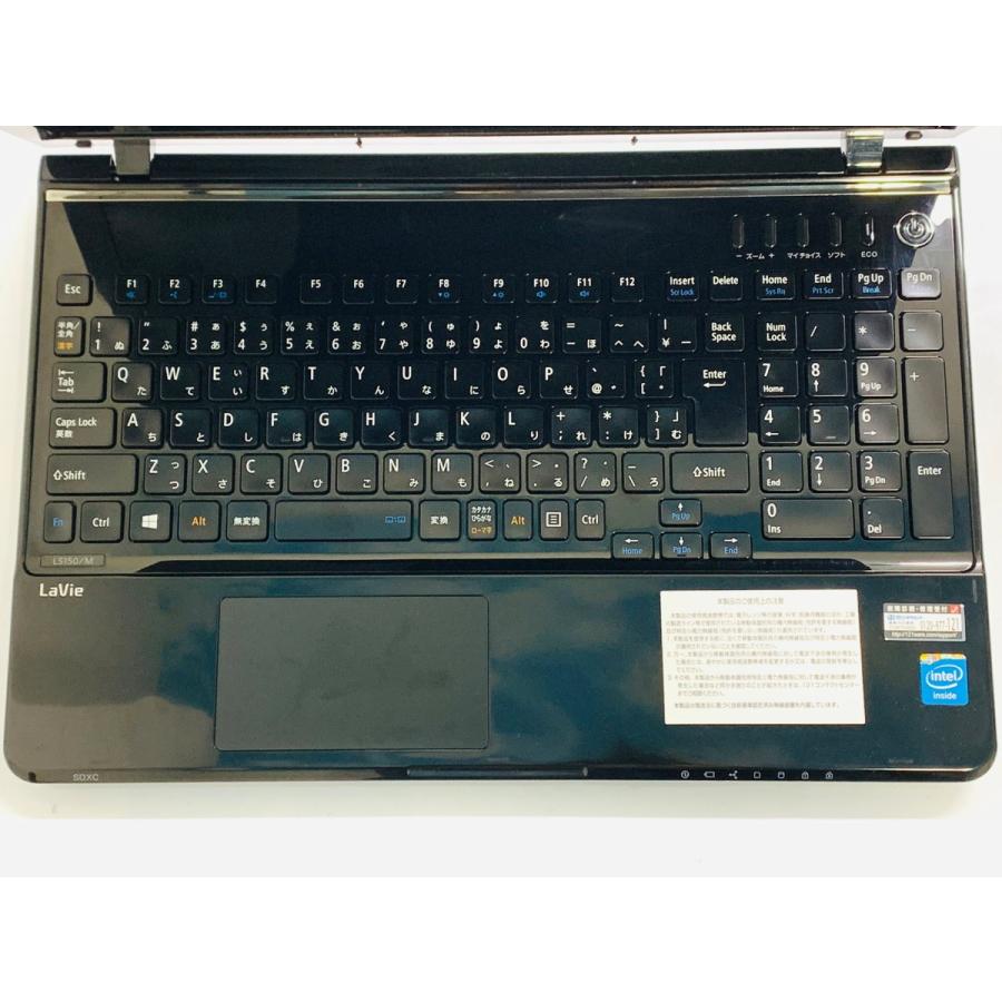 送料無料 新品SSD480GB ゴールド希少 ノートPC 中古良品 15.6型 NEC