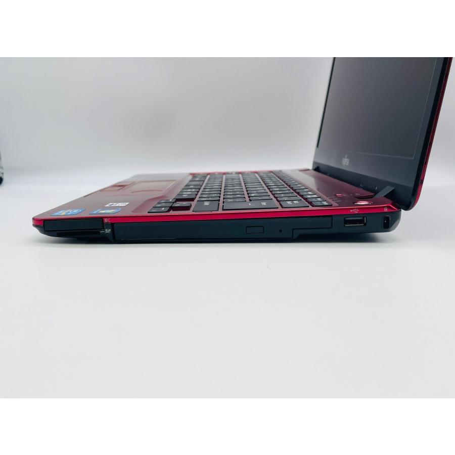 新品高速SSD 日本製 レッド ノートパソコン Windows10 中古良品