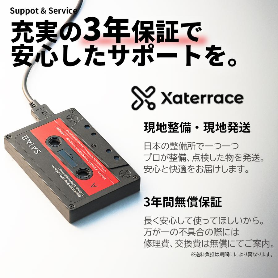 デスクトップパソコン　軽めゲームOK 1TB 外付けHDD付き Xaterrace 外付けSSD 512GB 1TB 外付けハードディスク HDD / SSD 最大