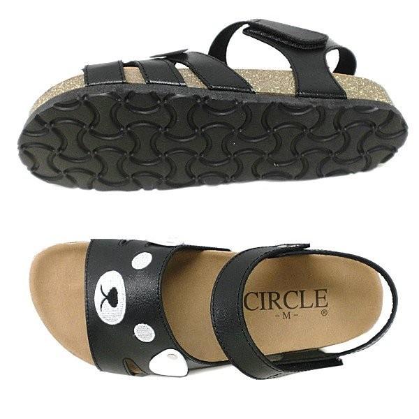 サンダル アニマル ストラップサンダル ジュニア レディース CIRCLE LJ2001 サークル ジュニア レディース サンダル | ブランド登録なし | 01