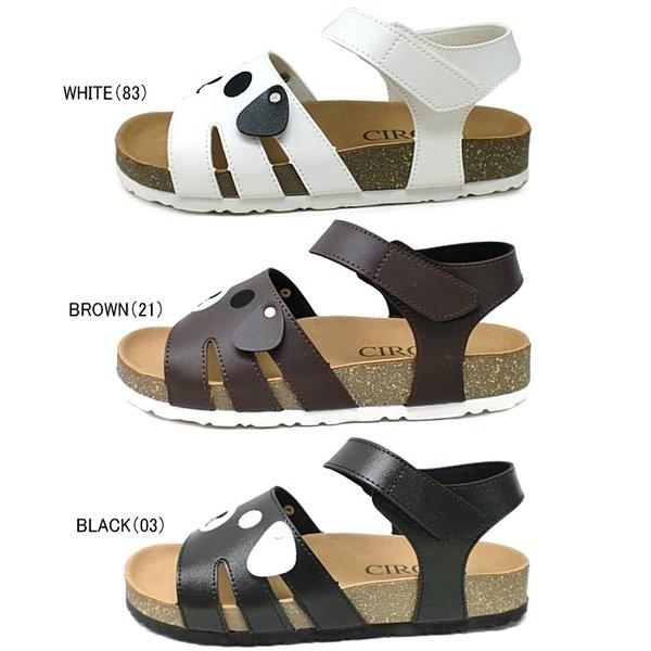 サンダル アニマル ストラップサンダル ジュニア レディース CIRCLE LJ2001 サークル ジュニア レディース サンダル | ブランド登録なし | 02