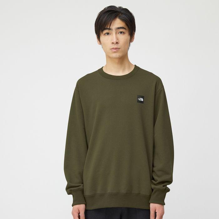 THE NORTH FACE ザ・ノースフェイス メンズ スクエアロゴクルー THE NORTH FACE ザ・ノースフェイス メンズ スクエアロゴクルー