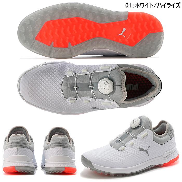 PUMA プーマ メンズ ゴルフシューズ ゴルフ プロアダプト アルファキャット ディスク スパイクレス シューズ 376043｜lib-ys｜03