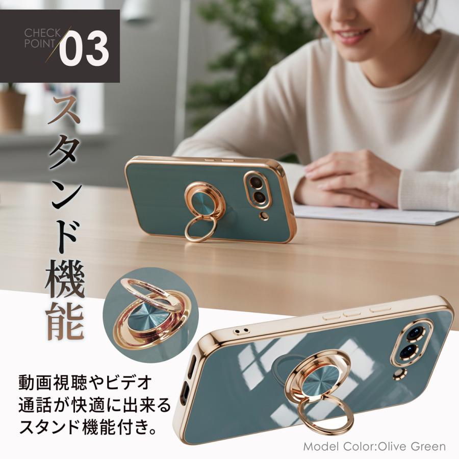 Google Pixel 9a ケース リング付き おしゃれ グーグルピクセル9a ケース 耐衝撃 |  | 09