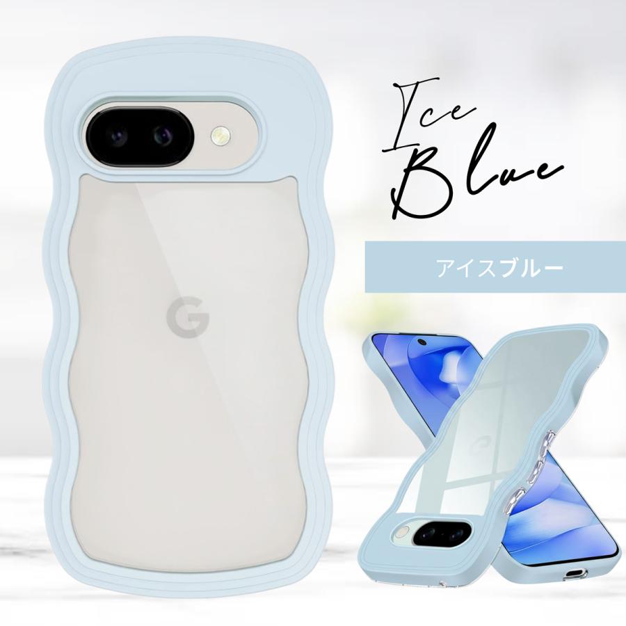 グーグルピクセル9a ケース うねうね 耐衝撃 クリア 透明 Google Pixel 9a ケース クリア おしゃれ |  | 05