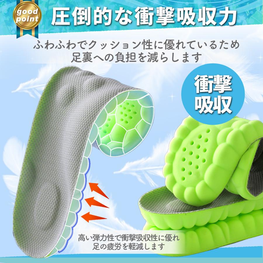 インソール 衝撃吸収 疲れない スポーツ ゴルフ 中敷き |  | 02