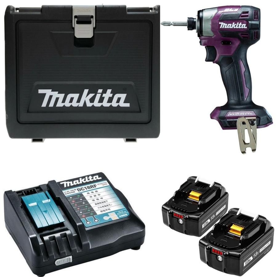 未使用 マキタ 18V 6.0Ah TD173DGX(AP) 紫 パープル インパクト