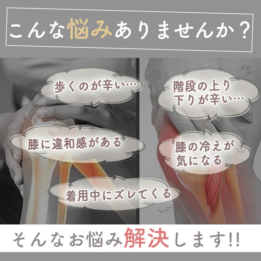 膝サポーター スポーツ 薄手 高齢者 膝痛 ロング 2枚 保温 大きいサイズ |  | 01