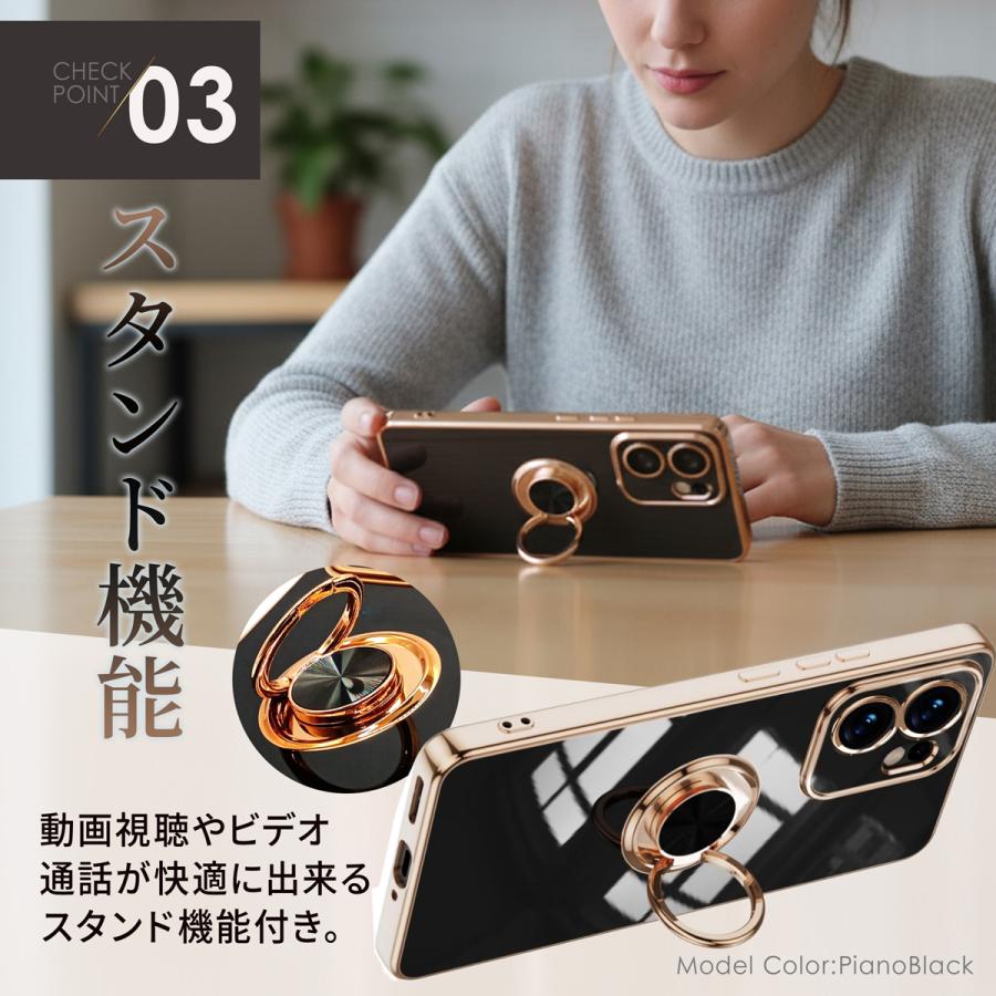 OPPO Reno 13A ケース リング付き オッポリノ13a |  | 09