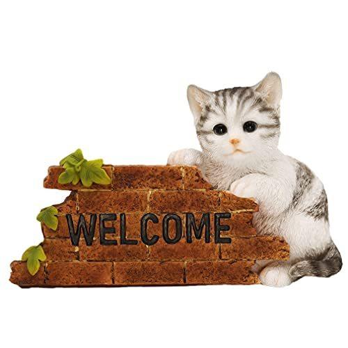 ファンシー Ca235 ネコ 置物 サバトラ 玄関 母の日 インテリア ガーデニング オーナメント 動物 好きな人へ お返し 誕生日プレゼント 女 S 2408 Libapara 通販 Yahoo ショッピング