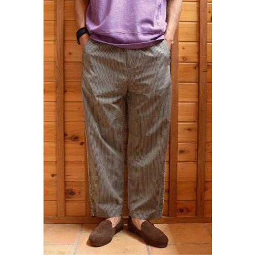 BRU NA BOINNE (ブルーナボイン) シャイニーイージーパンツ [GREY