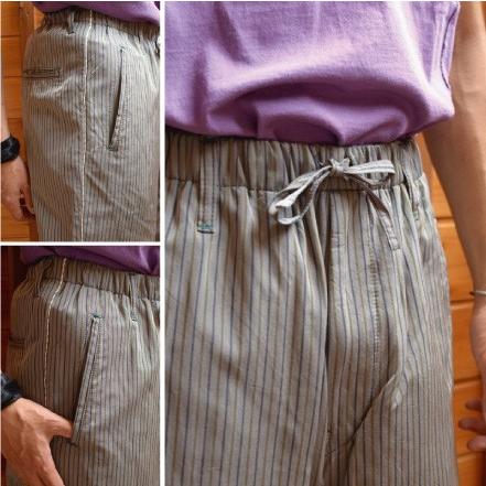 BRU NA BOINNE (ブルーナボイン) シャイニーイージーパンツ [GREY