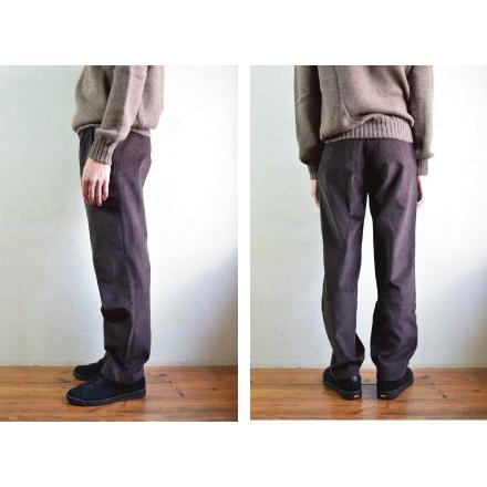 MORE SALE!】DE BONNE FACTURE / TWO PLEAT LARGE TROUSERS [CHOCOLATE