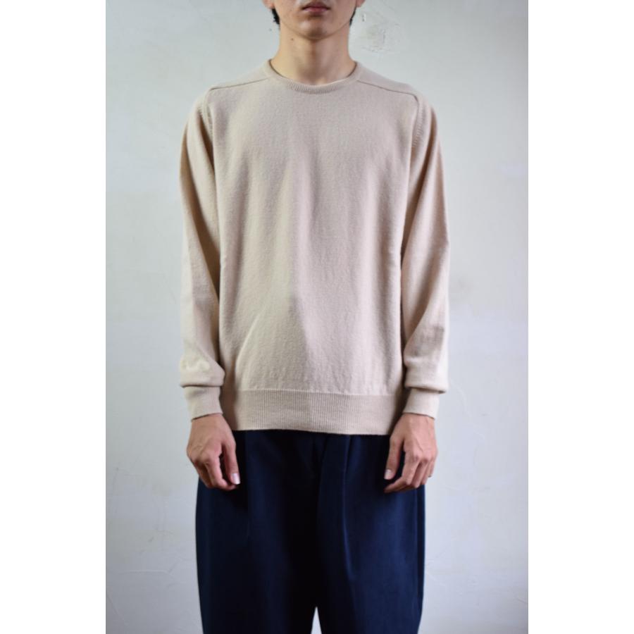 E. Tautz（イートウツ） 【SALE!】E.TAUTZ / CREWNECK JUMPER [ECRU