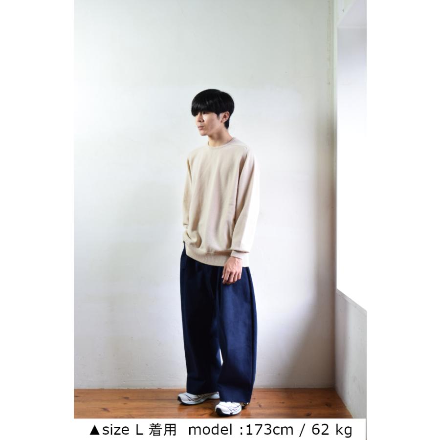 E. Tautz（イートウツ） 【SALE!】E.TAUTZ / CREWNECK JUMPER [ECRU