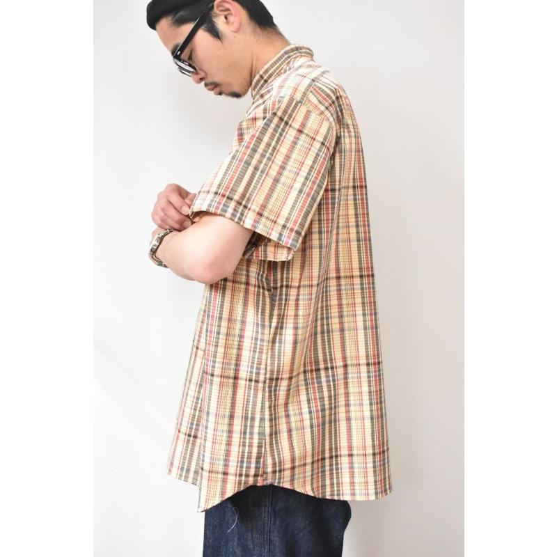 【NEW!】INDIVIDUALIZED SHIRTS (インディビジュアライズドシャツ) Relaxed Fit Band Collar Pull Over Shirt -別注- [IVY MADRAS]｜liberacion｜14
