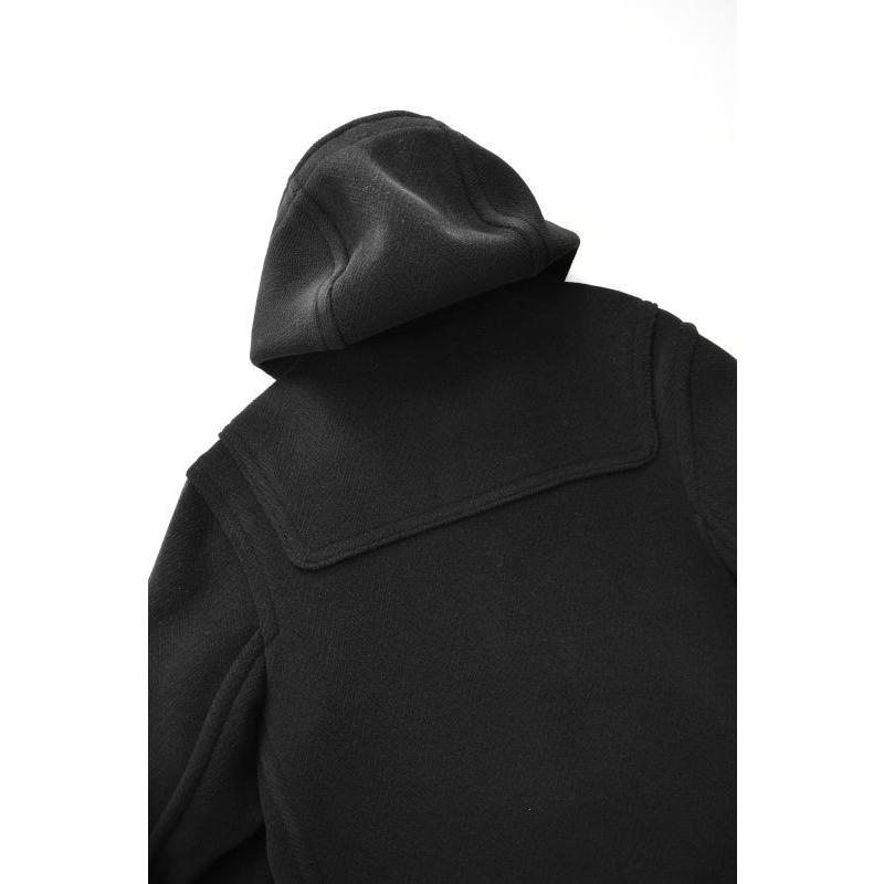 【NEW!】INVERTERE (インバーティア) NEWTON ABBOT DUFFLE COAT REGULAR FIT [BLACK]の画像