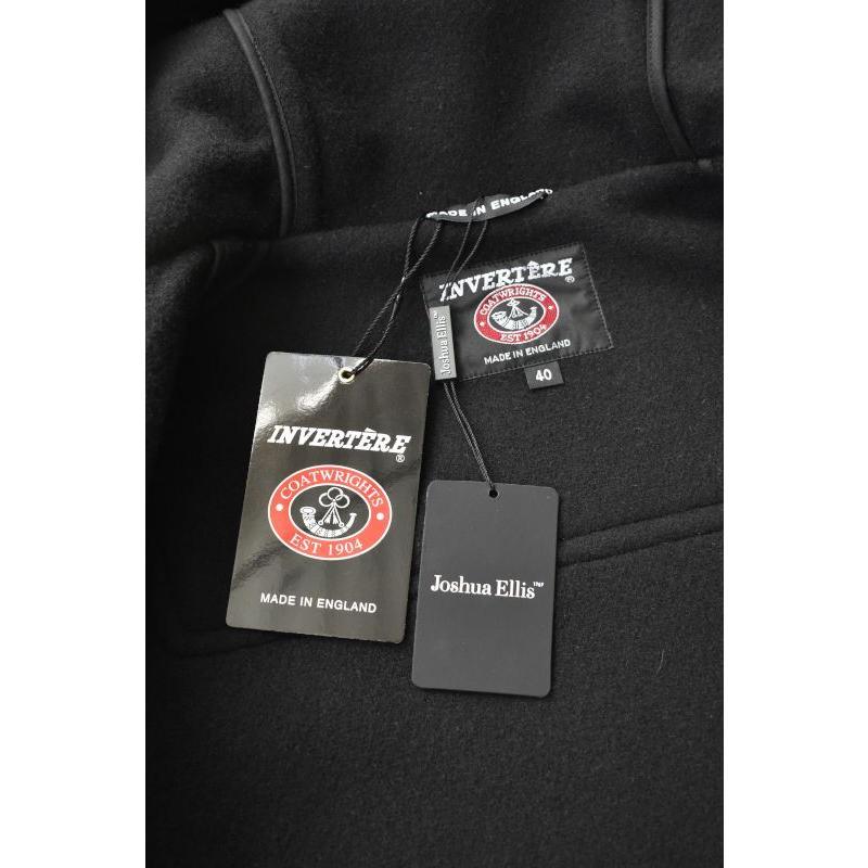 【NEW!】INVERTERE (インバーティア) NEWTON ABBOT DUFFLE COAT REGULAR FIT [BLACK]の画像