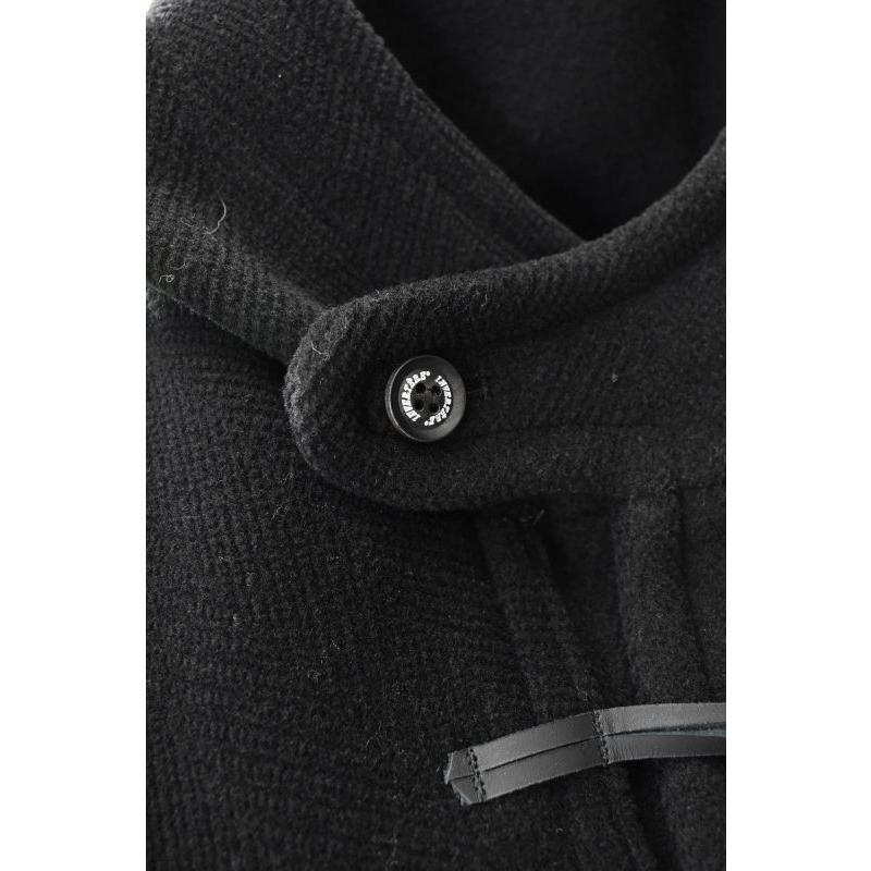 【NEW!】INVERTERE (インバーティア) NEWTON ABBOT DUFFLE COAT REGULAR FIT [BLACK]の画像