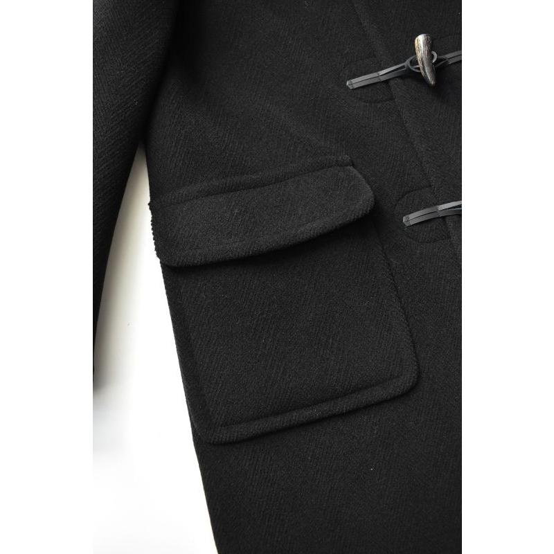 【NEW!】INVERTERE (インバーティア) NEWTON ABBOT DUFFLE COAT REGULAR FIT [BLACK]の画像