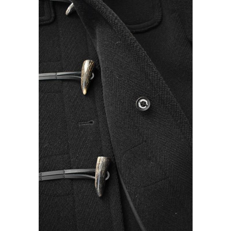 【NEW!】INVERTERE (インバーティア) NEWTON ABBOT DUFFLE COAT REGULAR FIT [BLACK]の画像