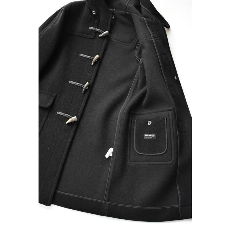 【NEW!】INVERTERE (インバーティア) NEWTON ABBOT DUFFLE COAT REGULAR FIT [BLACK]の画像