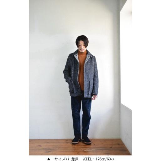 MORE SALE】MAISON FLANEUR / Knited Mohair Jacket [BLACK 