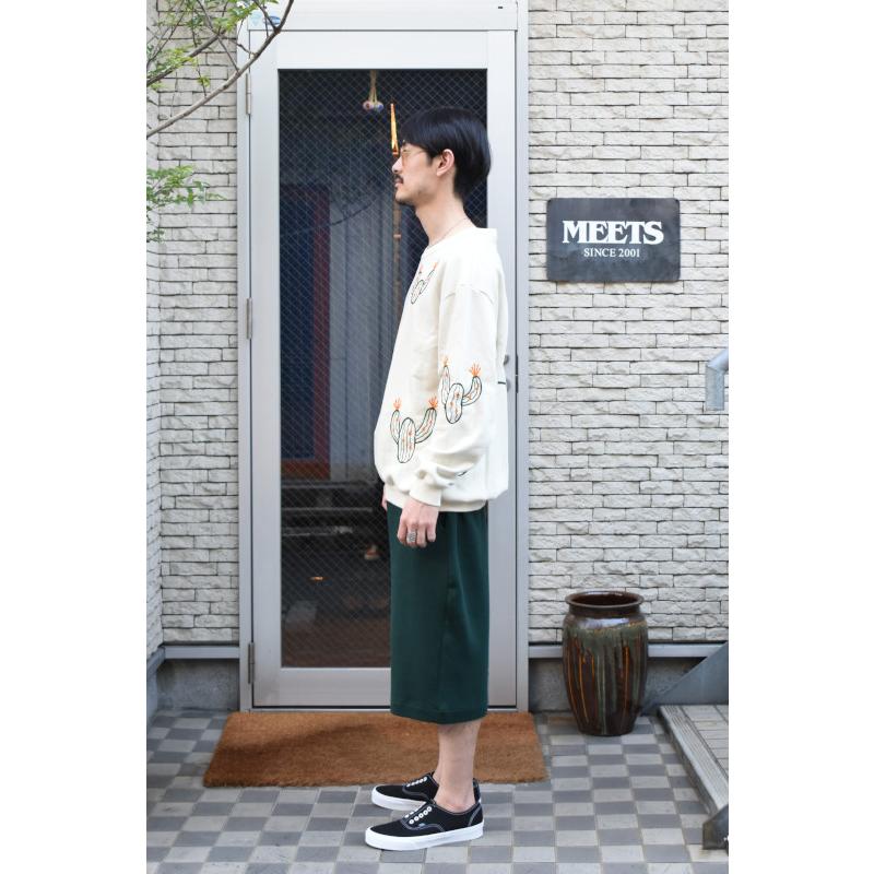 NEW!】MEIAS (メイアス) CO/WOOL WORK HALF PT [D.GREEN] : LIBERACION