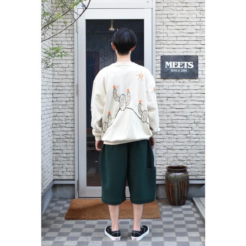 パンツ MEIAS CO/WOOL WORK HALF PT MEIAS / CO WOOL WORK PT BLACK
