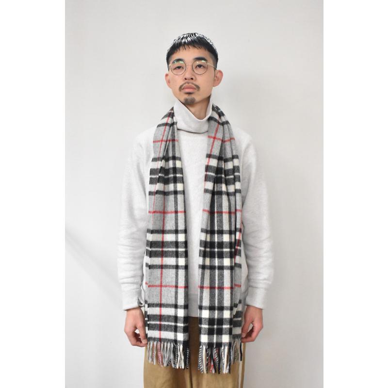 【SALE!】MOON (ムーン) Pure Merino Lambswool Scarf [THOMPSON GREY]｜liberacion｜06