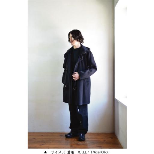 SALE!】m's braque (エムズ ブラック) FIREMAN COAT [BLACK×D.NAVY