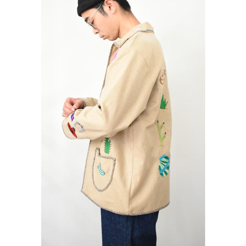 NEW!】oaxaca (オアハカ) Souvenir Jacket [KHAKI/MULTI NEW!】oaxaca (オアハカ) Souvenir Jacket [KHAKI/MULTI