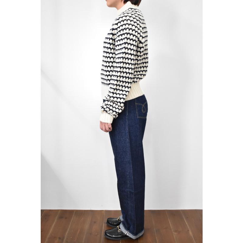 【For WOMEN】PEREGRINE (ペレグリン) LILLY CREW JUMPER [CREAM]｜liberacion｜13