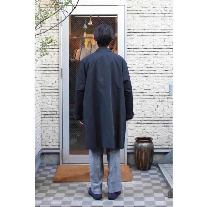 【NEW!】SCYE BASICS (サイベーシックス) High Density Mil Cloth Coat [BLACK]の画像