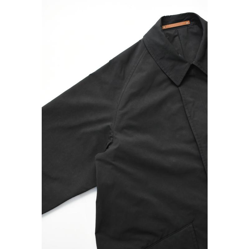 【NEW!】SCYE BASICS (サイベーシックス) High Density Mil Cloth Coat [BLACK]の画像