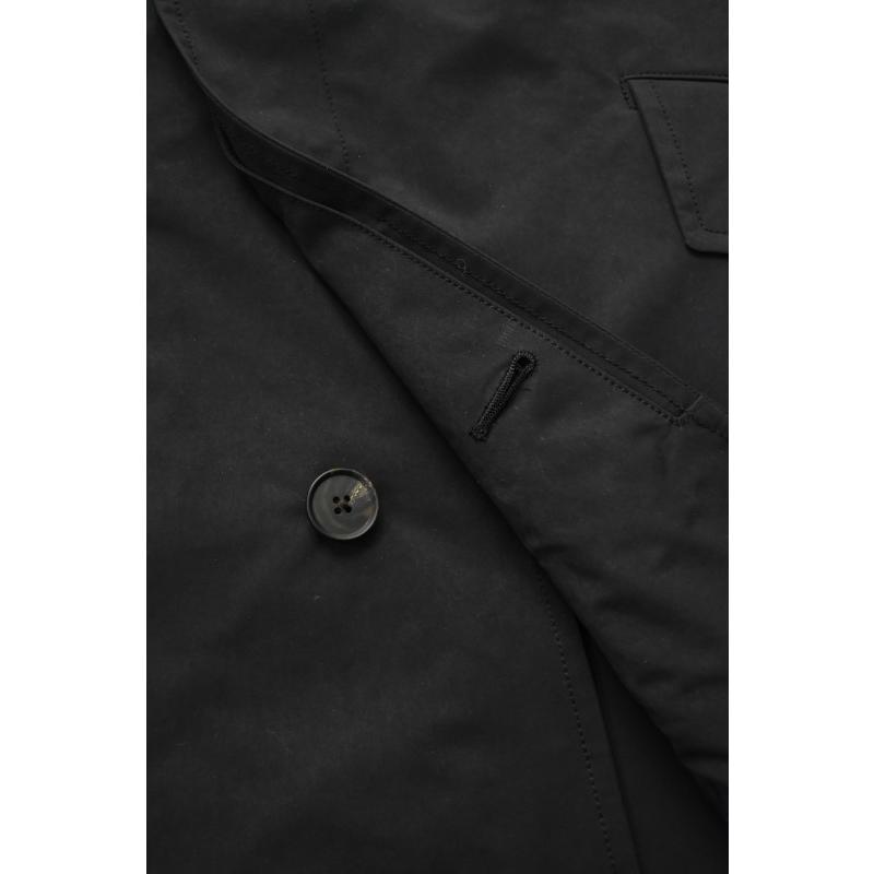 【NEW!】SCYE BASICS (サイベーシックス) High Density Mil Cloth Coat [BLACK]の画像