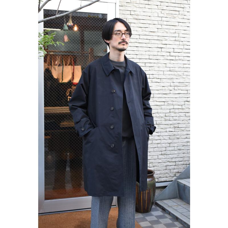 【NEW!】SCYE BASICS (サイベーシックス) High Density Mil Cloth Coat [BLACK]の画像