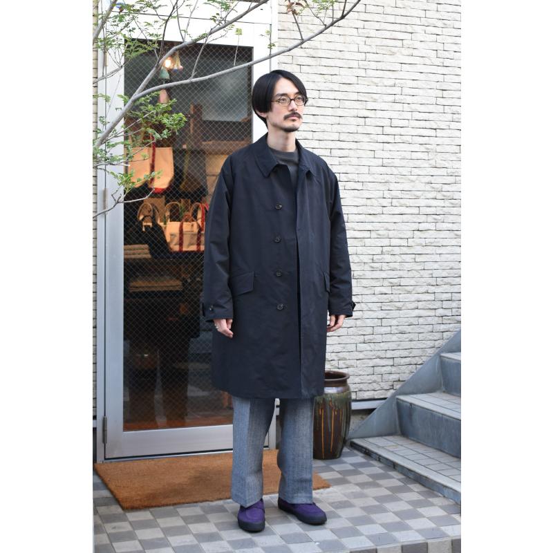 【NEW!】SCYE BASICS (サイベーシックス) High Density Mil Cloth Coat [BLACK]の画像