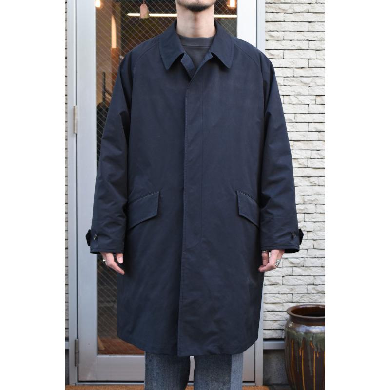 【NEW!】SCYE BASICS (サイベーシックス) High Density Mil Cloth Coat [BLACK]の画像