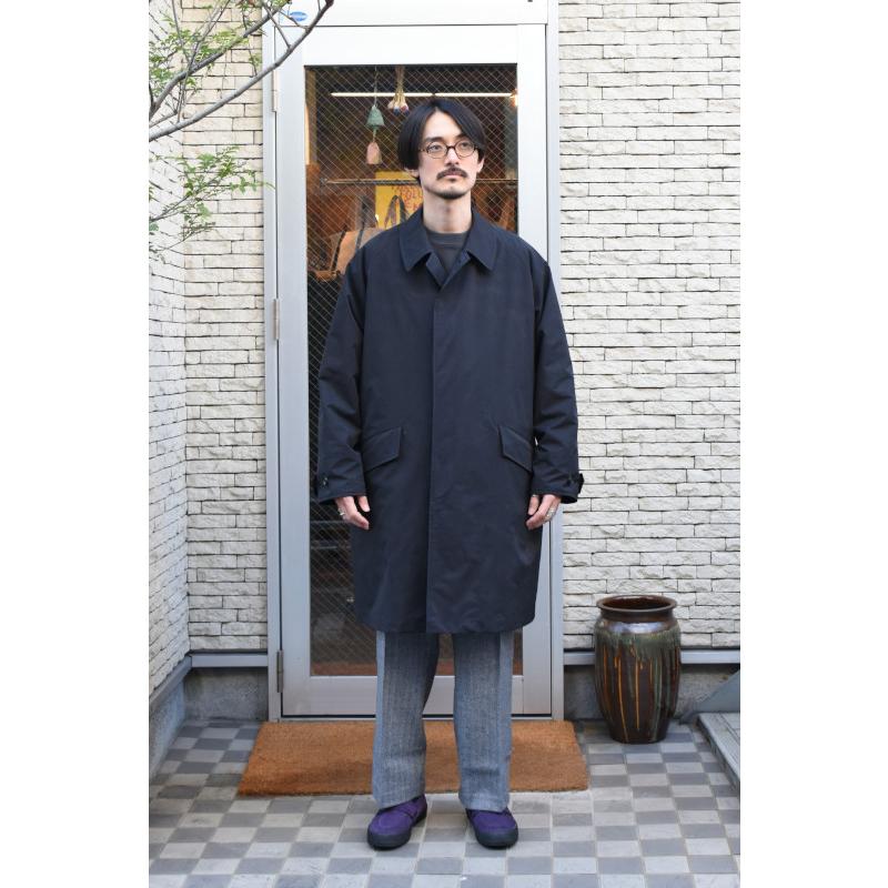【NEW!】SCYE BASICS (サイベーシックス) High Density Mil Cloth Coat [BLACK]の画像