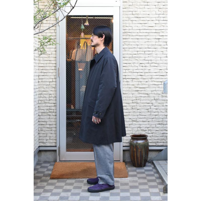 【NEW!】SCYE BASICS (サイベーシックス) High Density Mil Cloth Coat [BLACK]の画像