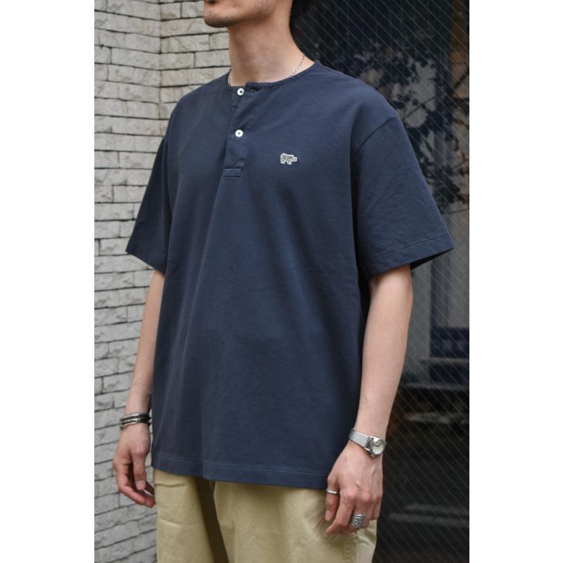 NEW!】SCYE BASICS (サイベーシックス) Cotton Pique Henley Neck